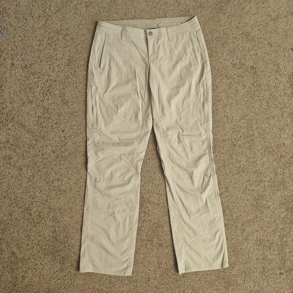 Kuhl Pants Womens 12 REG Beige 6279 Hiking Convertible Outdoor Spire Rollup - Picture 3 of 16